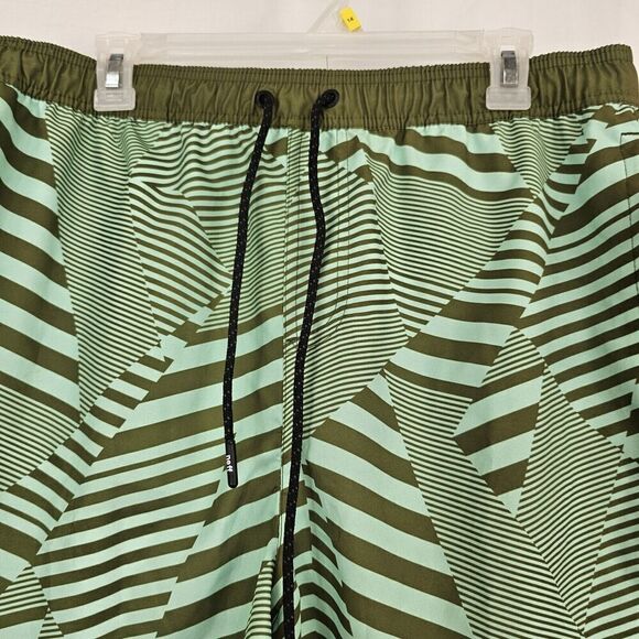 Neff All A Circus Men's Size XL(40-42) Green Printed Swim Board Shorts Unlined - Picture 3 of 7